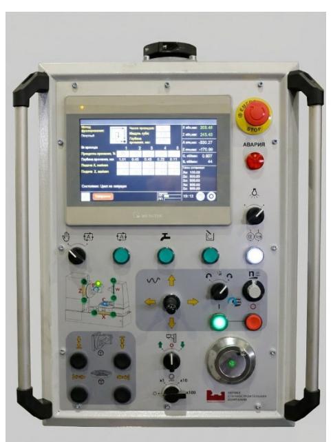 Зубофрезерный полуавтомат 53А11 - Система управления и автоматизация